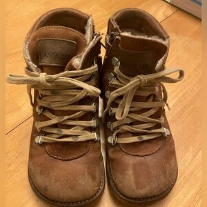 Angulus Tex Boots With Lace & Zipper Cognac - Kids size 12/13 - play condition